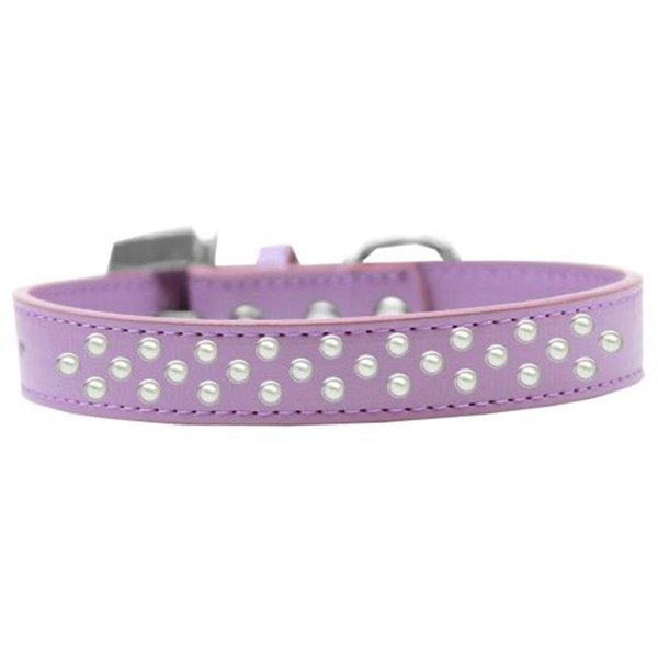 Unconditional Love Sprinkles Pearls Dog CollarLavender Size 20 UN784114